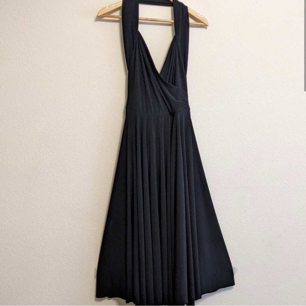 Kamalikulture x Norma Kamali Halter Dress Black Large